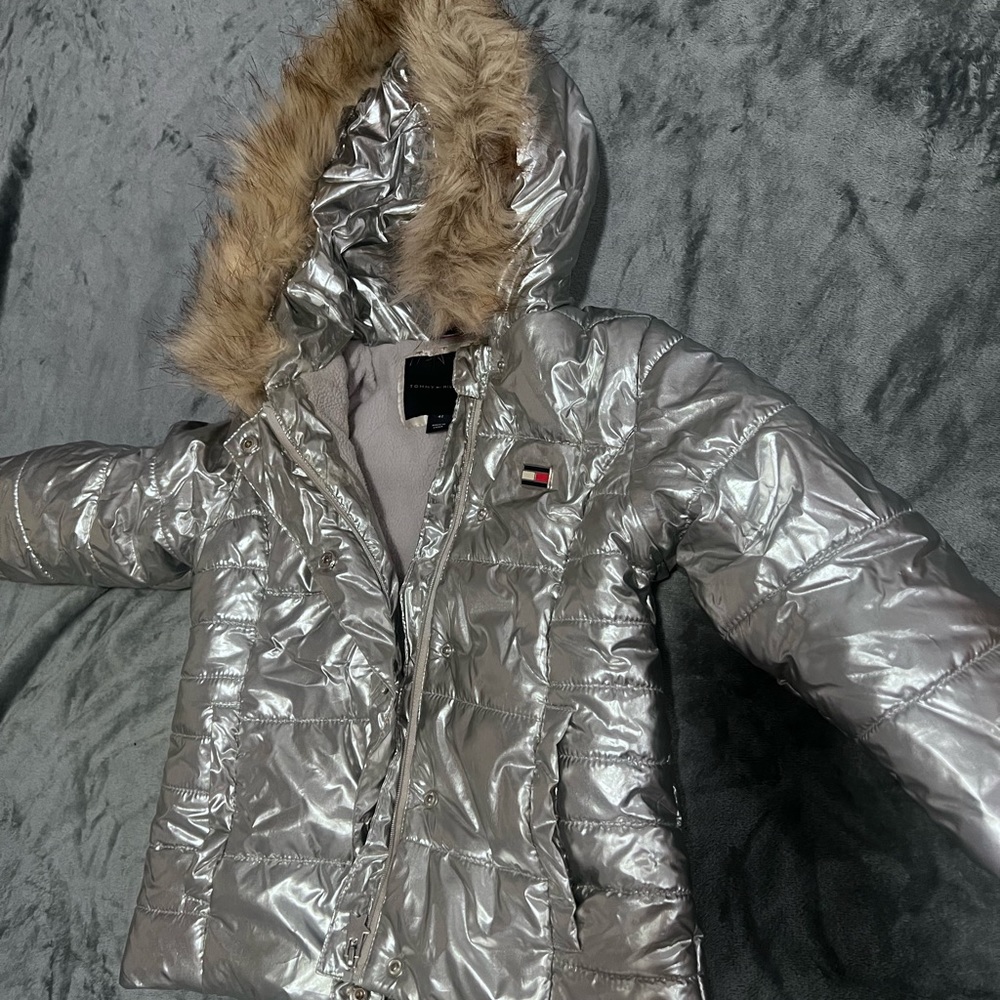 Tommy Hilfiger silver jacket